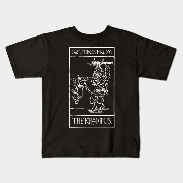 Greetings from the Krampus Kids T-Shirt by SpencerFruhling